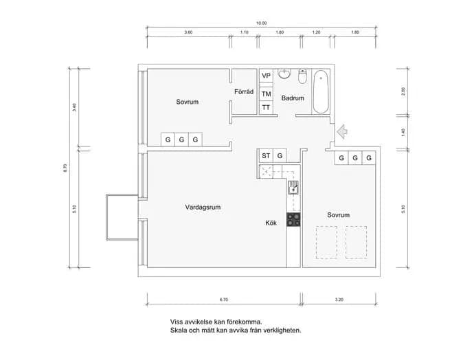 Planritning för Vikingshillsvägen 29