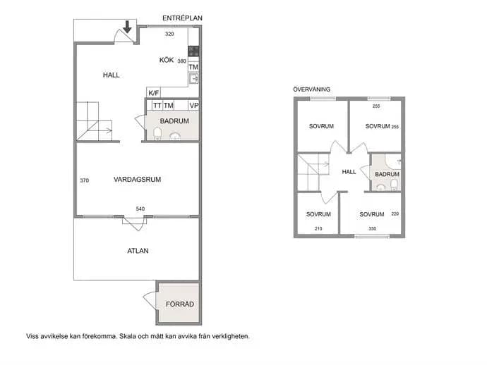 Floor plan for Tuvvägen 112