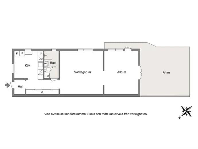 Planritning för Gnistgatan 14