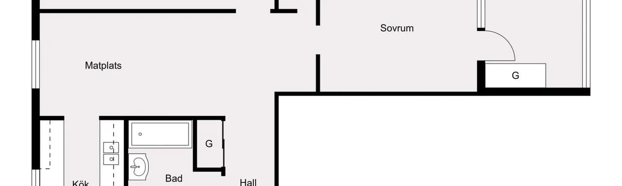 Floor plan for Ormvråksgatan 23