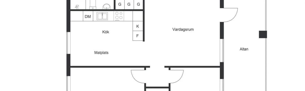 Floor plan for Hjälmvägen 13