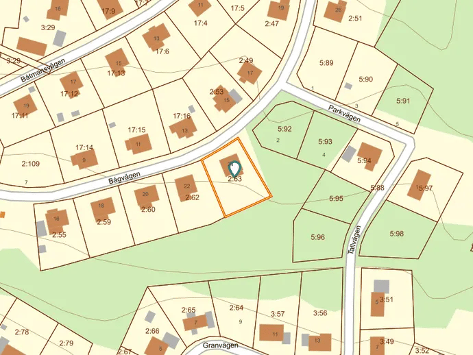 Planritning för Bågvägen 24