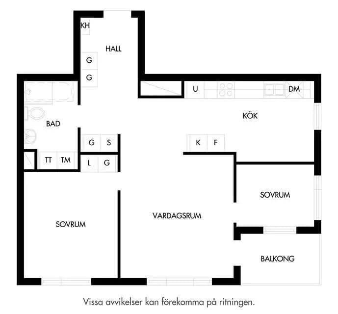 Planritning för Jämtlandsgatan 99, Vån 3 (13036/1206)