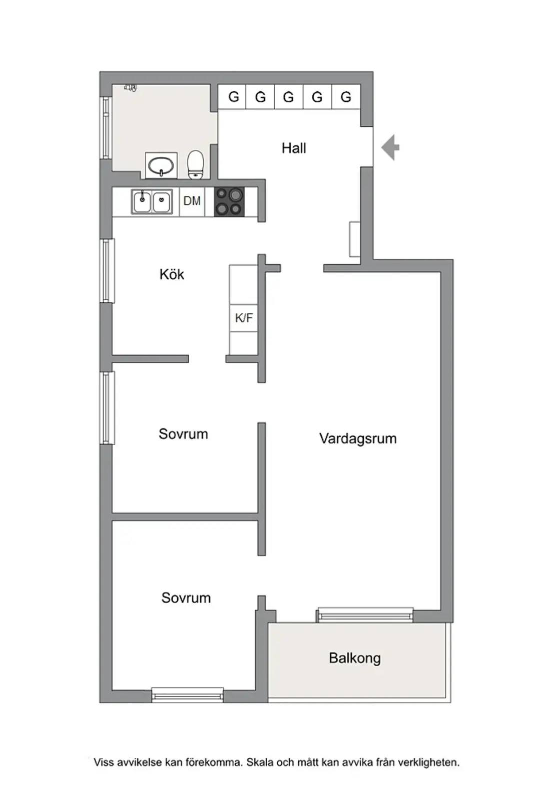 Planritning för Aprikosgatan 33