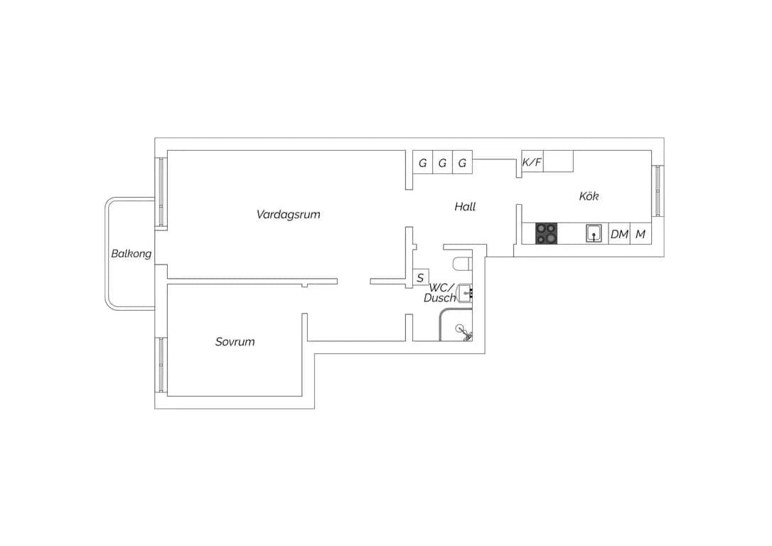 Floor plan for Ånäsvägen 22