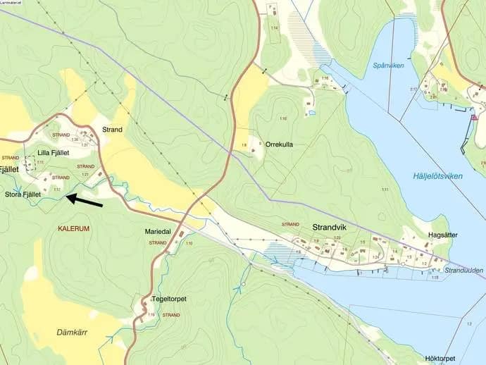 Floor plan for Strand Stora Fjället 1