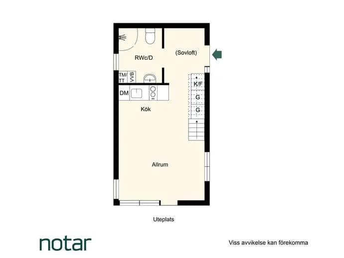 Planritning för Påtåkervägen 34D