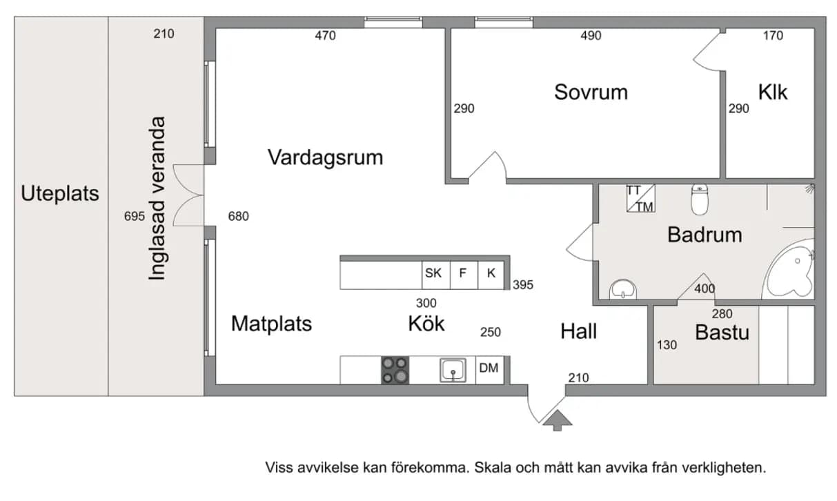 Planritning för Frejastråket 8