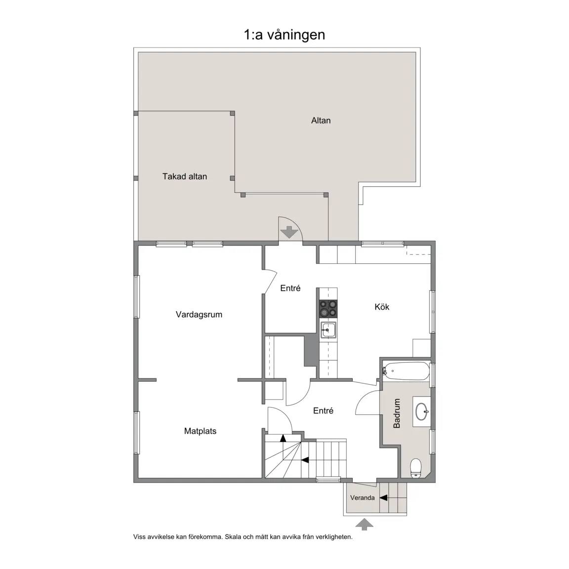 Floor plan for Bodeland Västergård 2