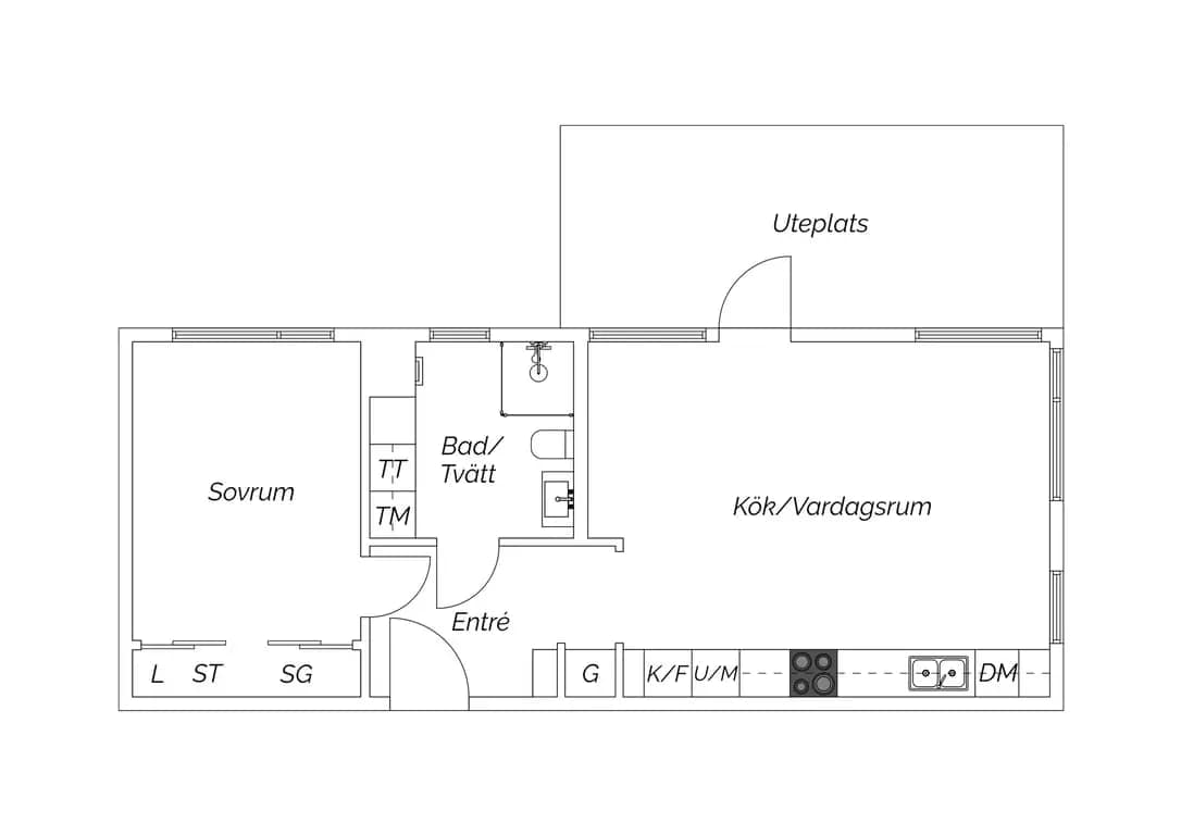 Floor plan for Systerbrunnsvägen 13