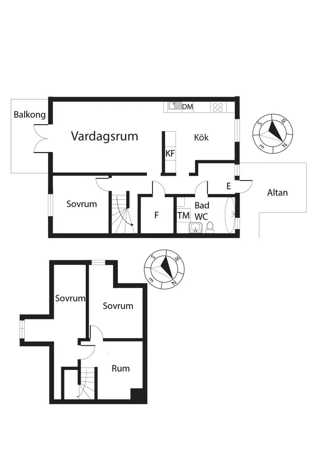 Floor plan for Norrholmsvägen 143