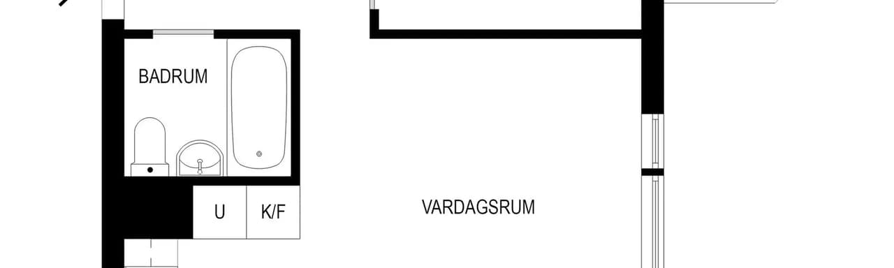 Floor plan for Mjölnerbacken 64