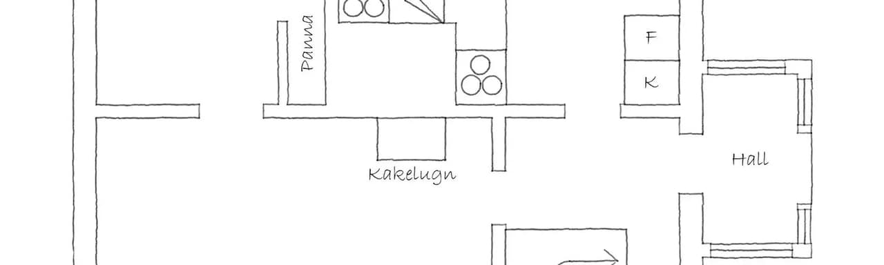 Floor plan for Almunge-Söderby Hasselbacken 51