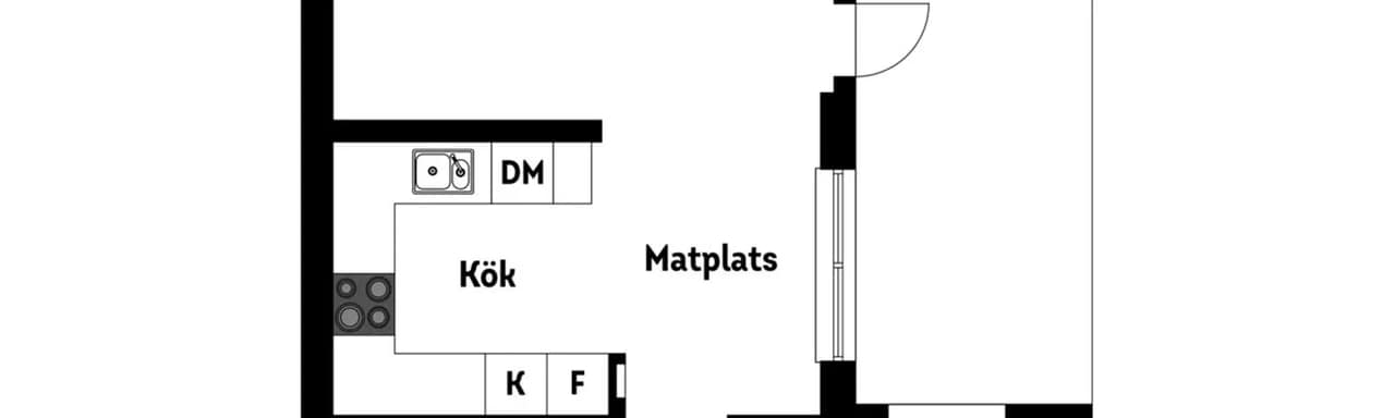 Floor plan for Gösta Edströms väg 5C