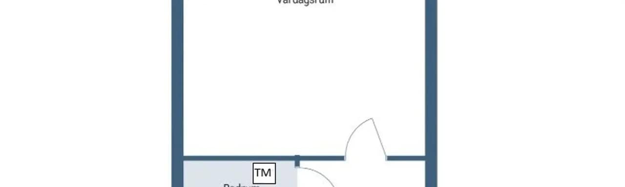 Floor plan for Torggatan 4B, 3 tr