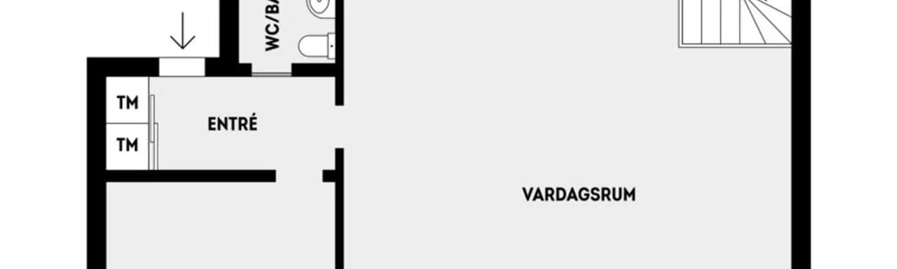 Floor plan for Eskadervägen 38, 8tr
