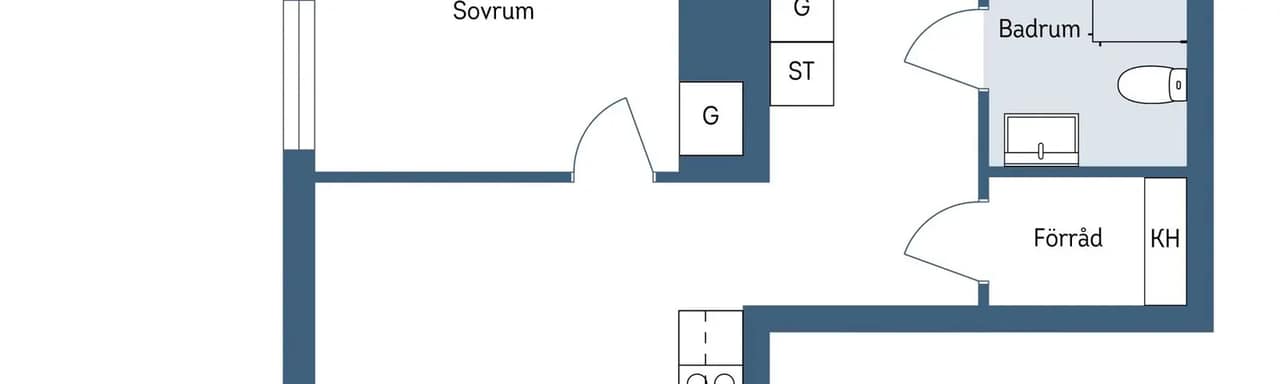 Floor plan for Edövägen 7H