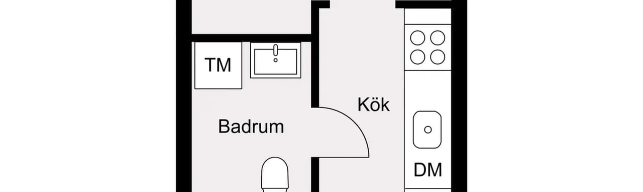 Floor plan for Cyklopgatan 35B