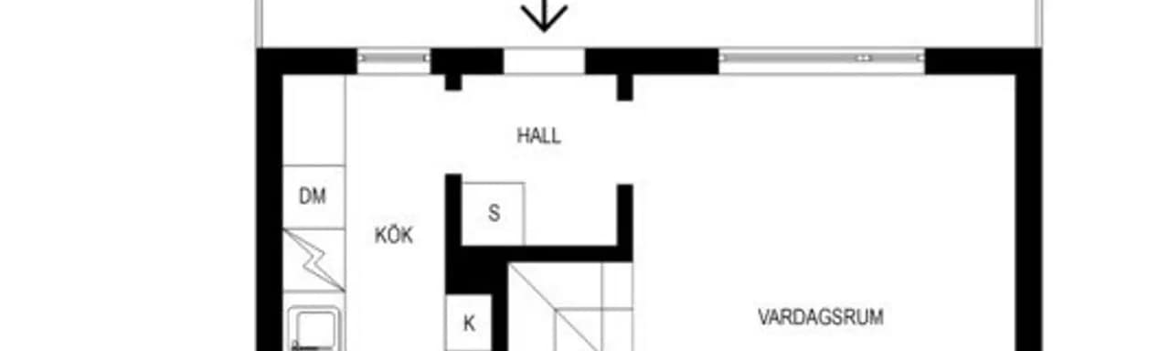 Floor plan for Allévägen 4P