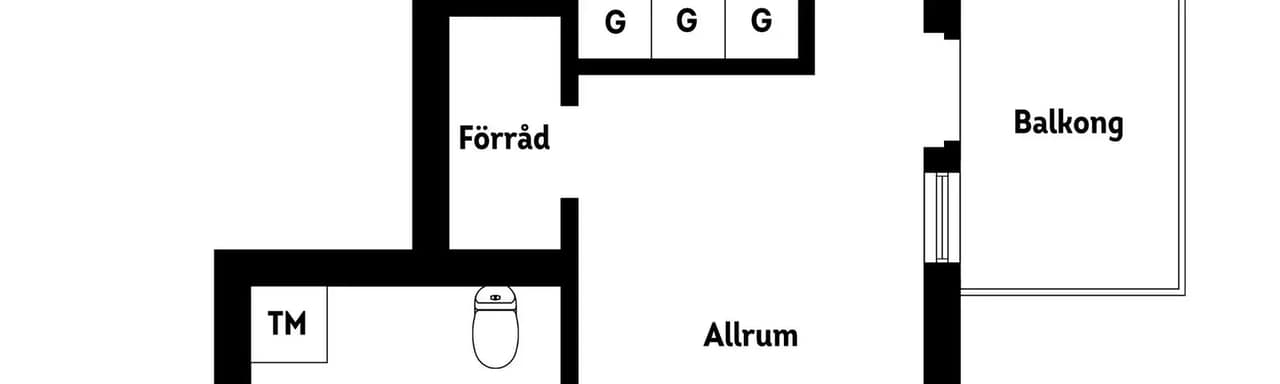 Planritning för Tingstorget 1
