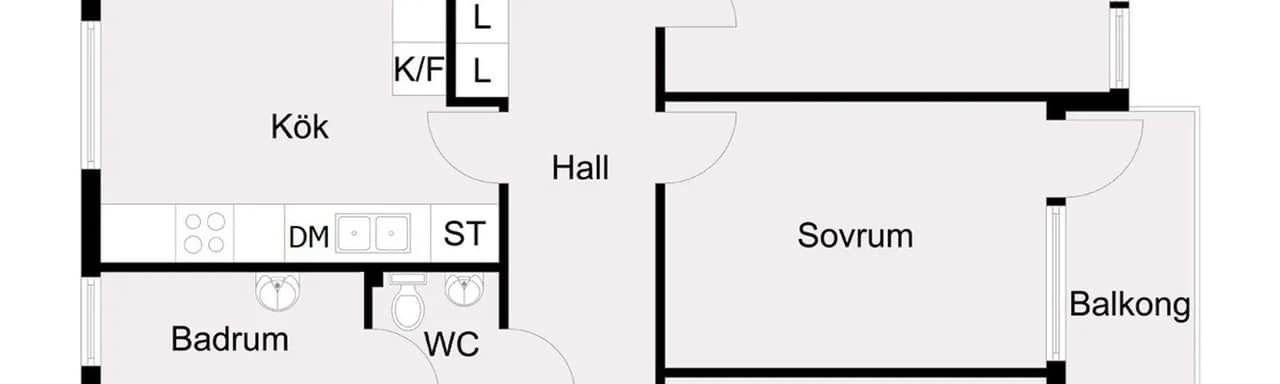 Planritning för Kavallerigatan 33