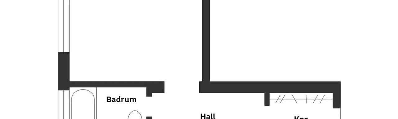 Planritning för Gråbogatan 9B