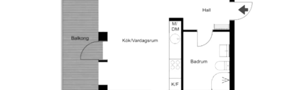 Planritning för Evenemangsgatan 18