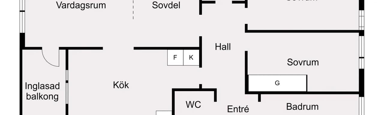 Floor plan for Axel Danielssons väg 73