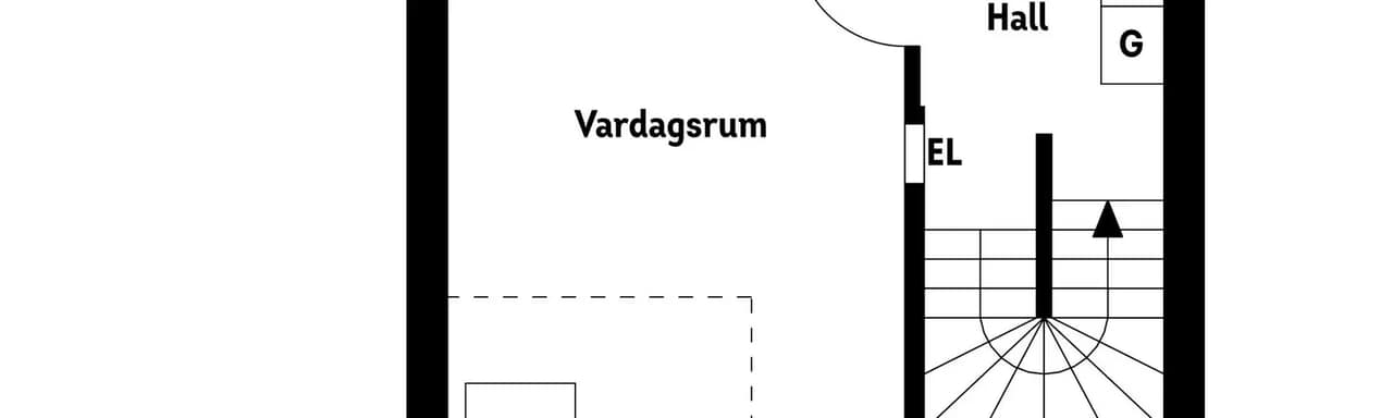 Floor plan for Myrmans väg 13C