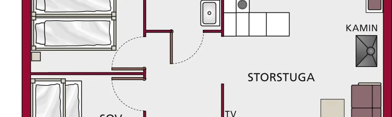 Planritning för Säfsbyn 305