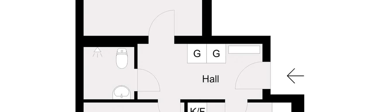 Floor plan for Uddeholmsgatan 32C