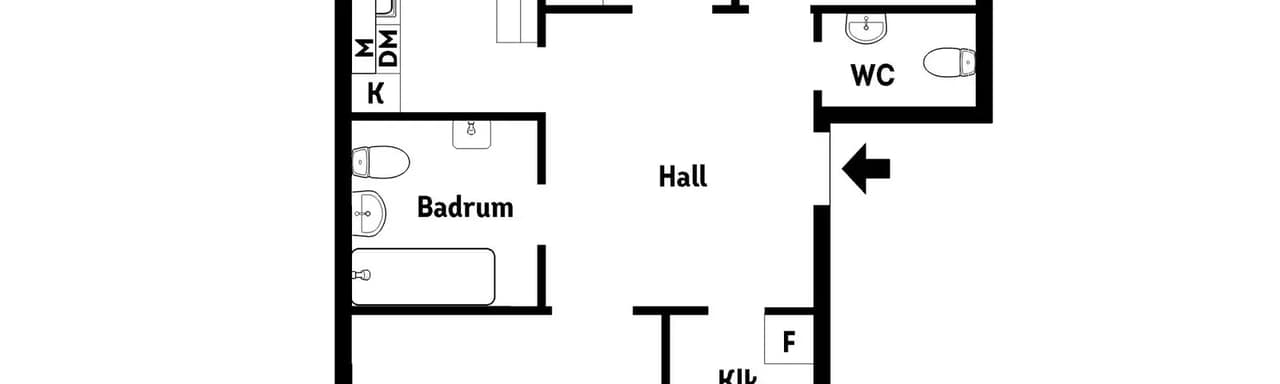 Planritning för Stupvägen 11