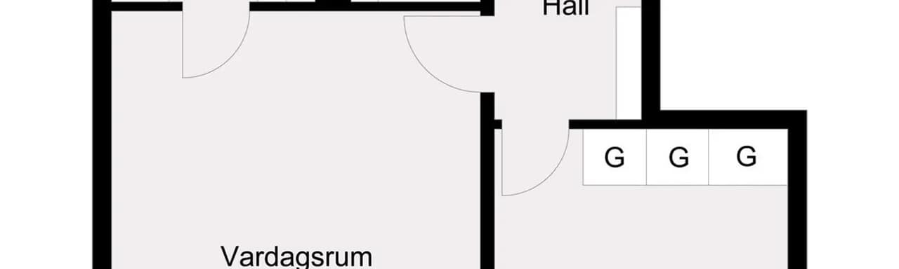 Planritning för Trädgårdsvägen 22