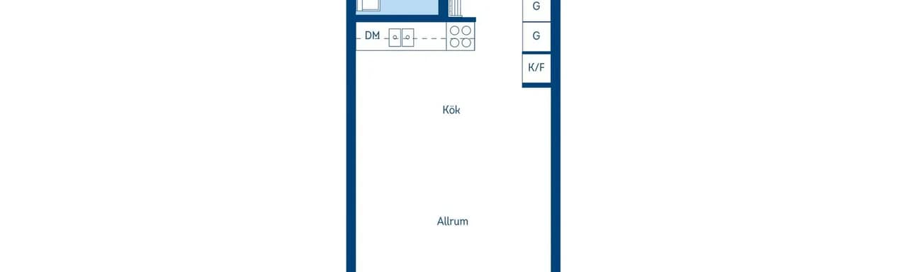 Floor plan for Slädgatan 5A