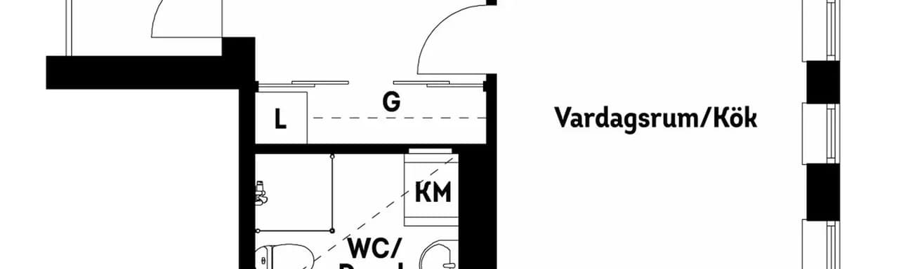 Planritning för Parkvägen 1