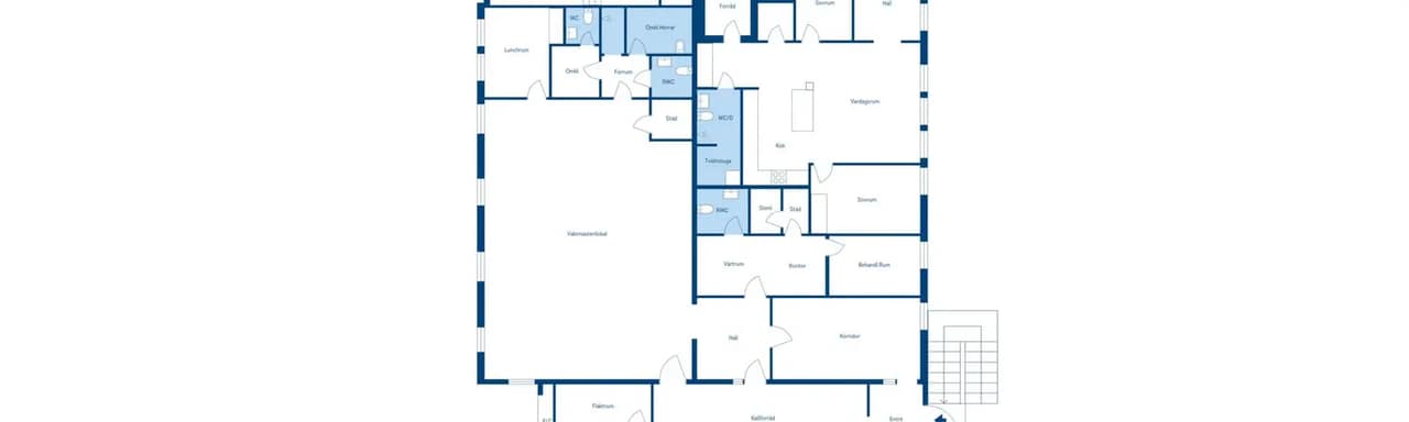 Floor plan for Nygatan 2