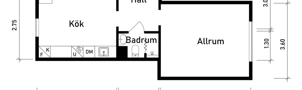 Floor plan for Skiftesgatan 4C