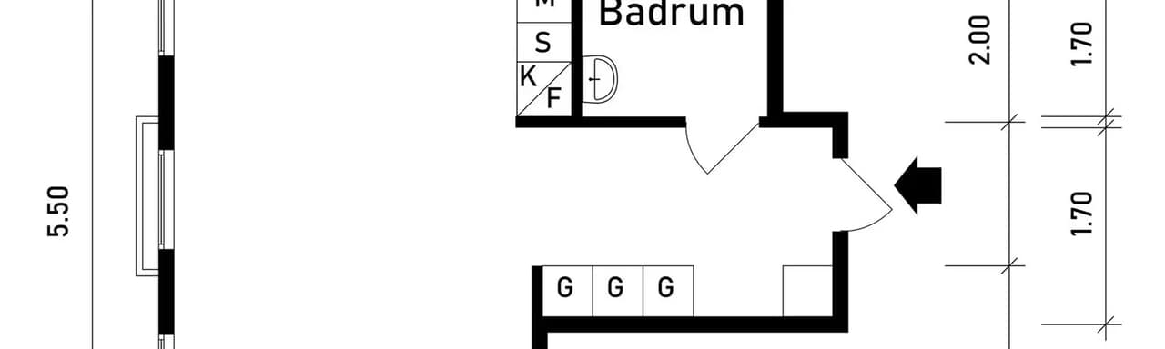Floor plan for Rosenapelgatan 35