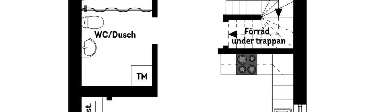 Floor plan for Rosenhillsvägen 25