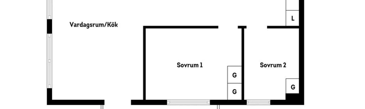 Planritning för Evenemangsgatan 40
