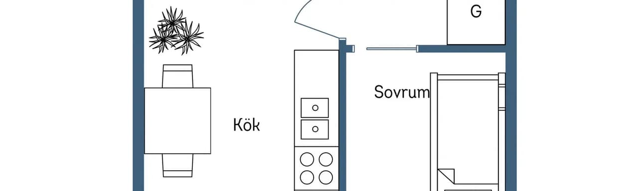 Floor plan for Stöten Mitt 440