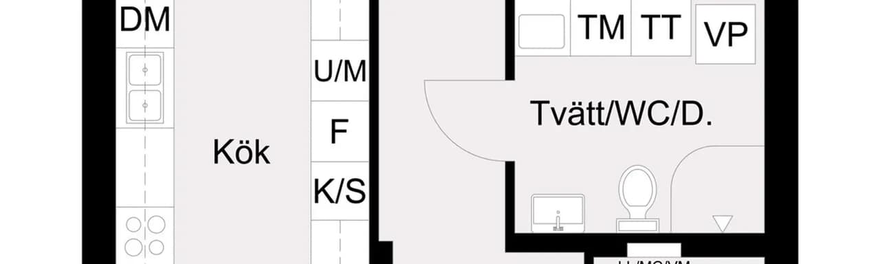 Planritning för Gårdstunet 6