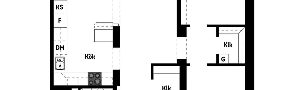 Floor plan for Vikaholmsallén 37C