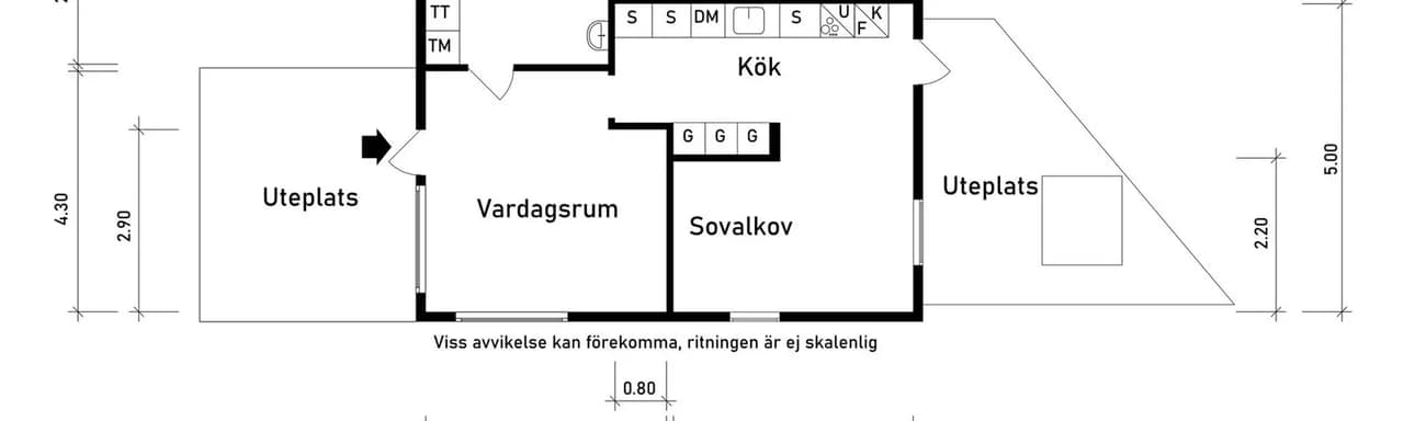 Floor plan for Nolehultsvägen 7