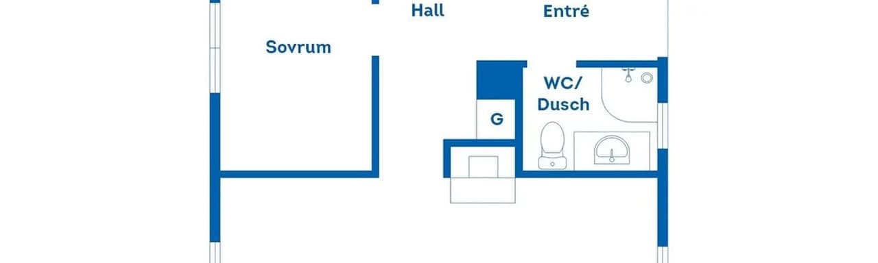 Floor plan for Jönsgattu 44