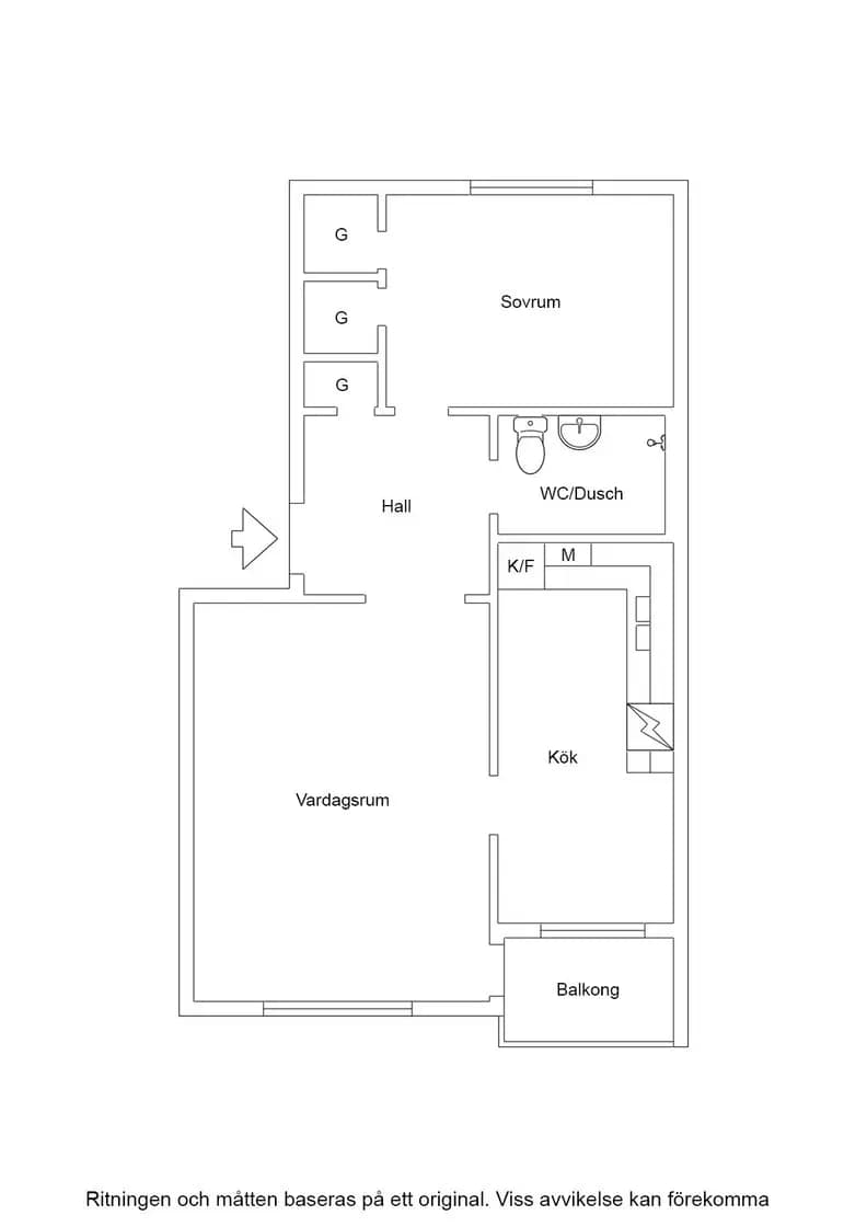 Floor plan for Lagerbrings väg 4A
