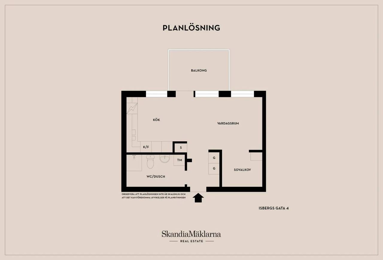 Floor plan for Isbergs gata 4