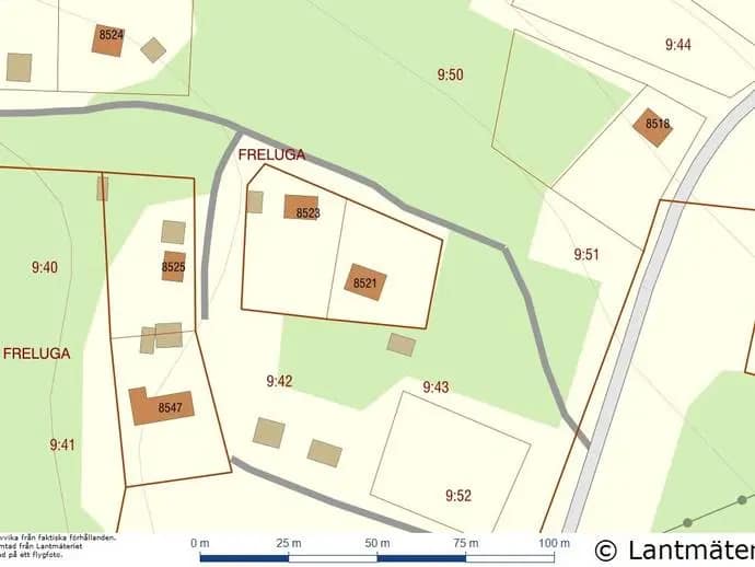 Planritning för Sjösveden 8521