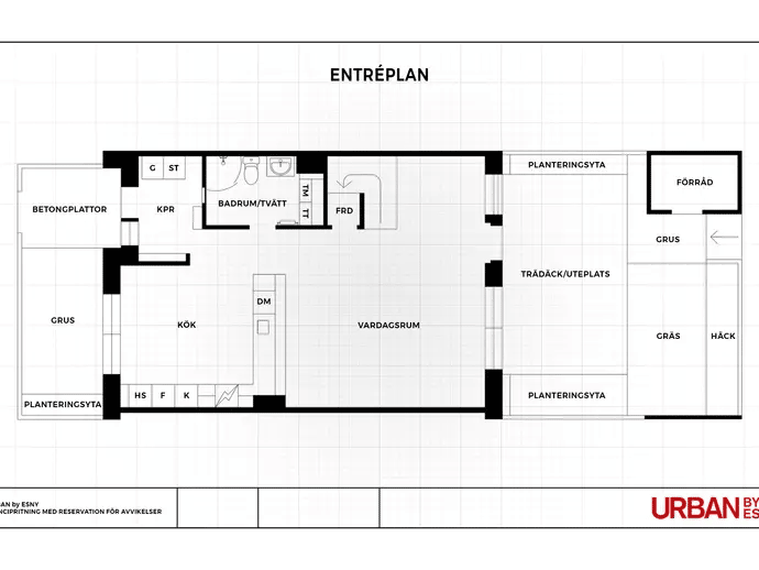 Planritning för Skrivargatan 27