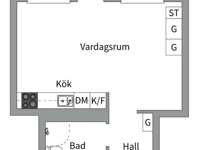 Floor plan for Råbyvägen 86